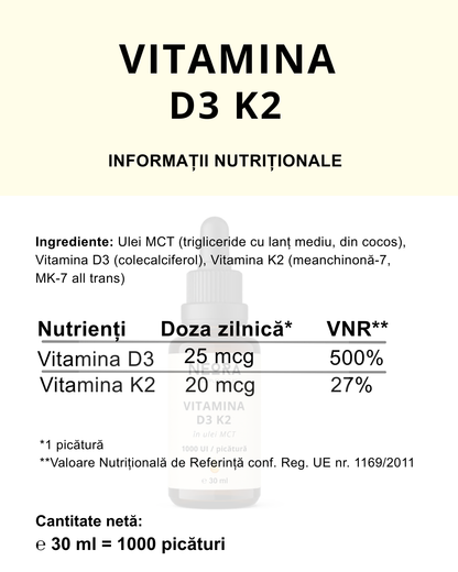 Vitamina D3 + K2
