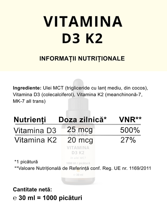Vitamina D3 + K2
