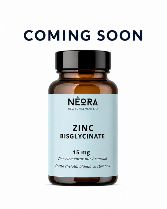 Zinc Bisglicinat, 100% chelat, 15 mg, 60 capsule